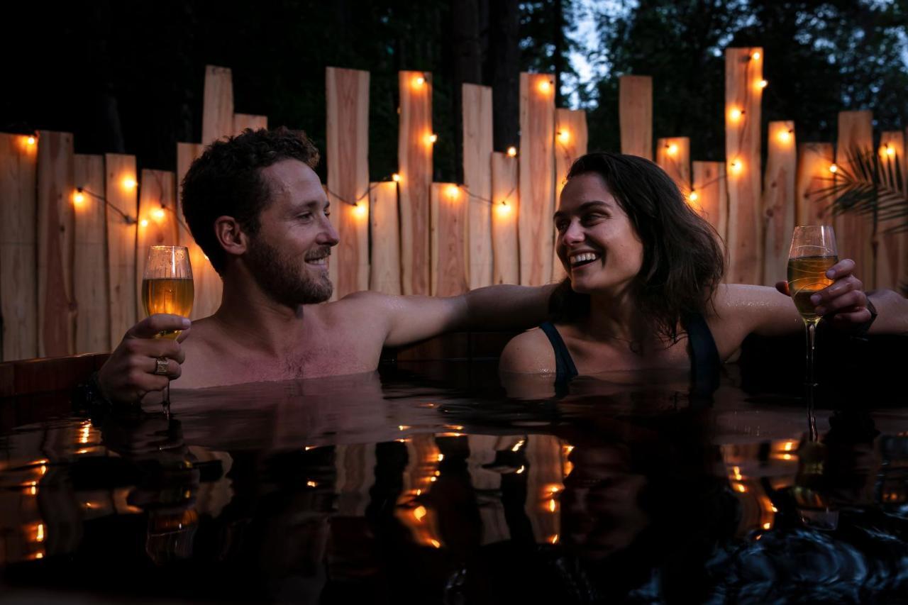 Bain De Foret - Lodges Cosy & Spa Neufchâtel-Hardelot Dış mekan fotoğraf