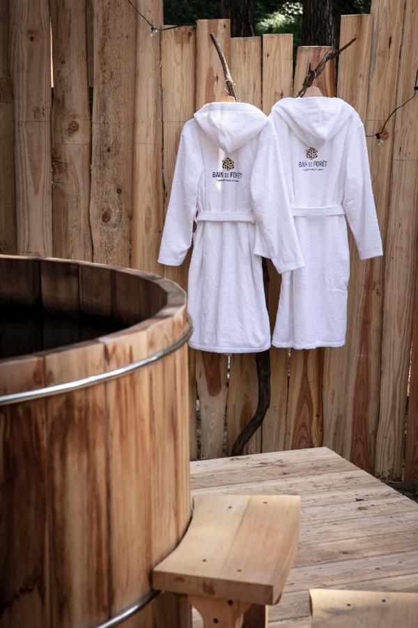 Bain De Foret - Lodges Cosy & Spa Neufchâtel-Hardelot Dış mekan fotoğraf
