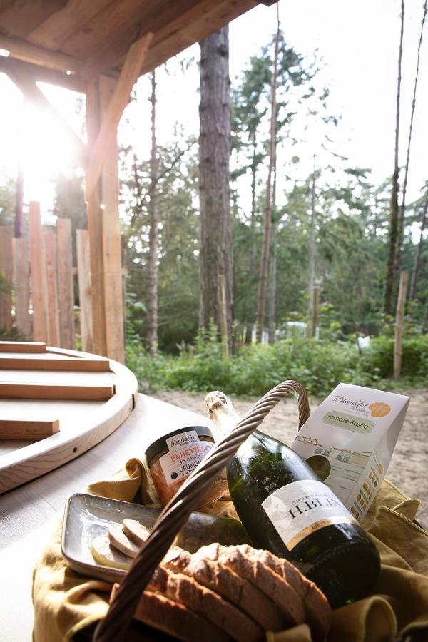 Bain De Foret - Lodges Cosy & Spa Neufchâtel-Hardelot Dış mekan fotoğraf